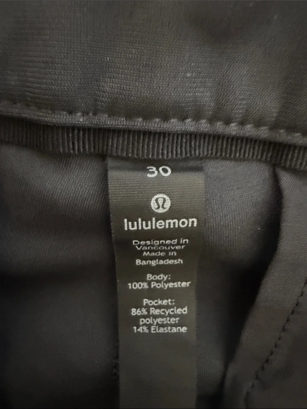 lululemon athletica Dark Grey ABC slim-fit 30x31